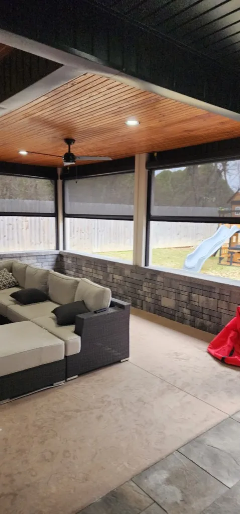   Fayetteville Arkansas motorized patio screens