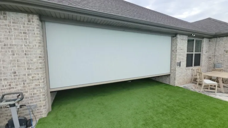 Beige housing 20 ft long 11 ft tall Nano 95 Stone texture two-way mirror view you can see out they can't see in Beige housing 20 ft long 11 ft tall Nano 95 Stone texture two-way mirror view you can see out they can't see in