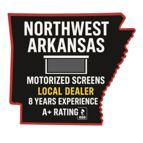 Northwest Arkansas motorized screens local dealer